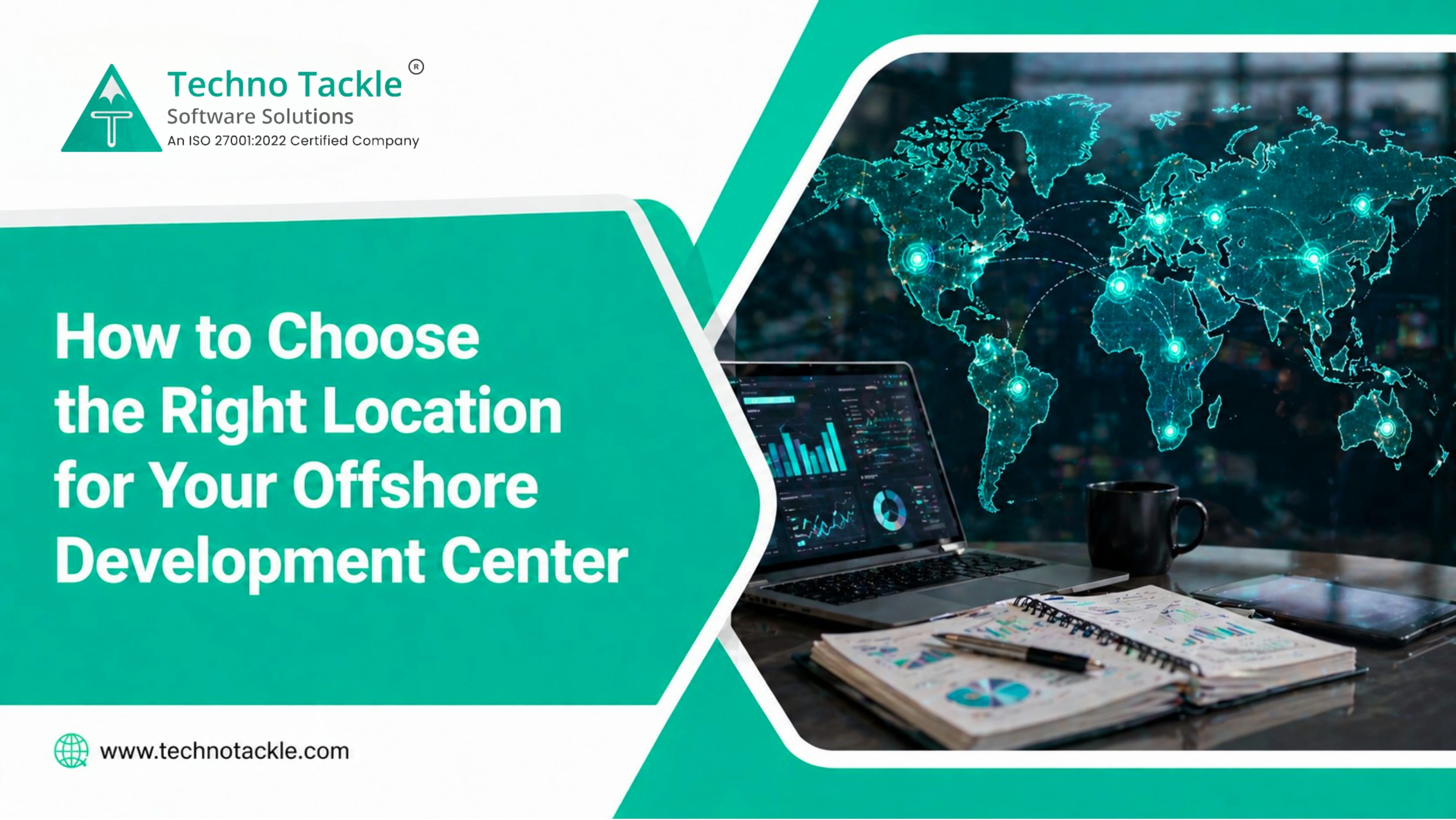Business leaders analyzing global locations for an offshore development center, focusing on talent availability, cost efficiency, and strategic outsourcing decisions.