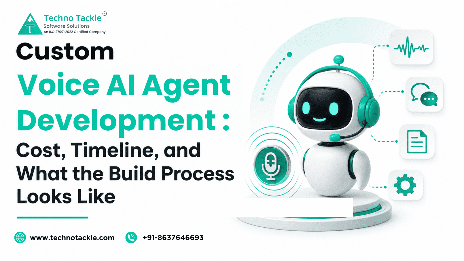 Cost and timeline breakdown for custom voice AI agent development