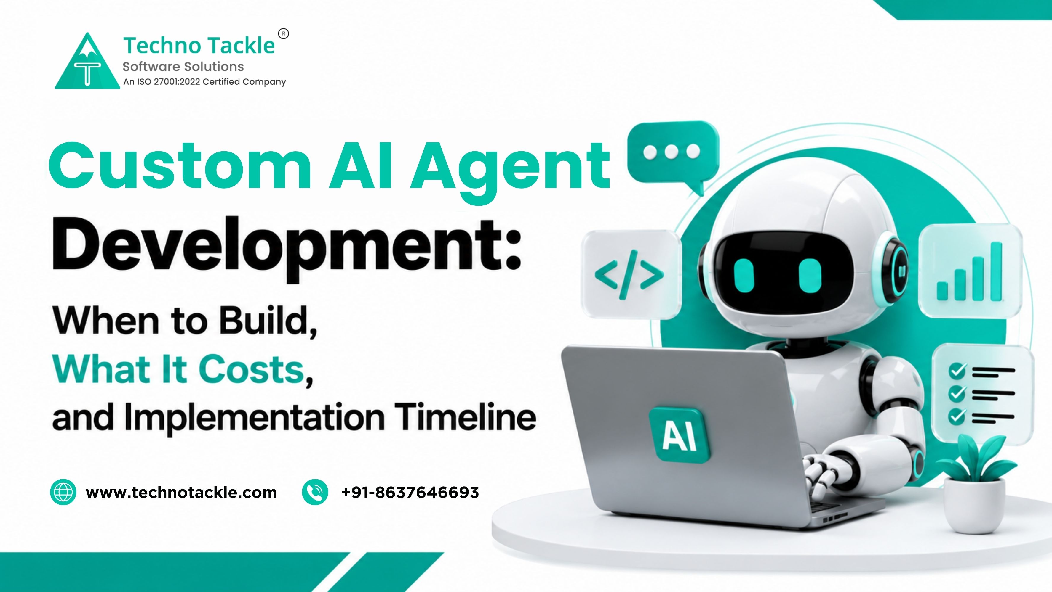 Cost breakdown and timeline for building custom AI agents for business automation