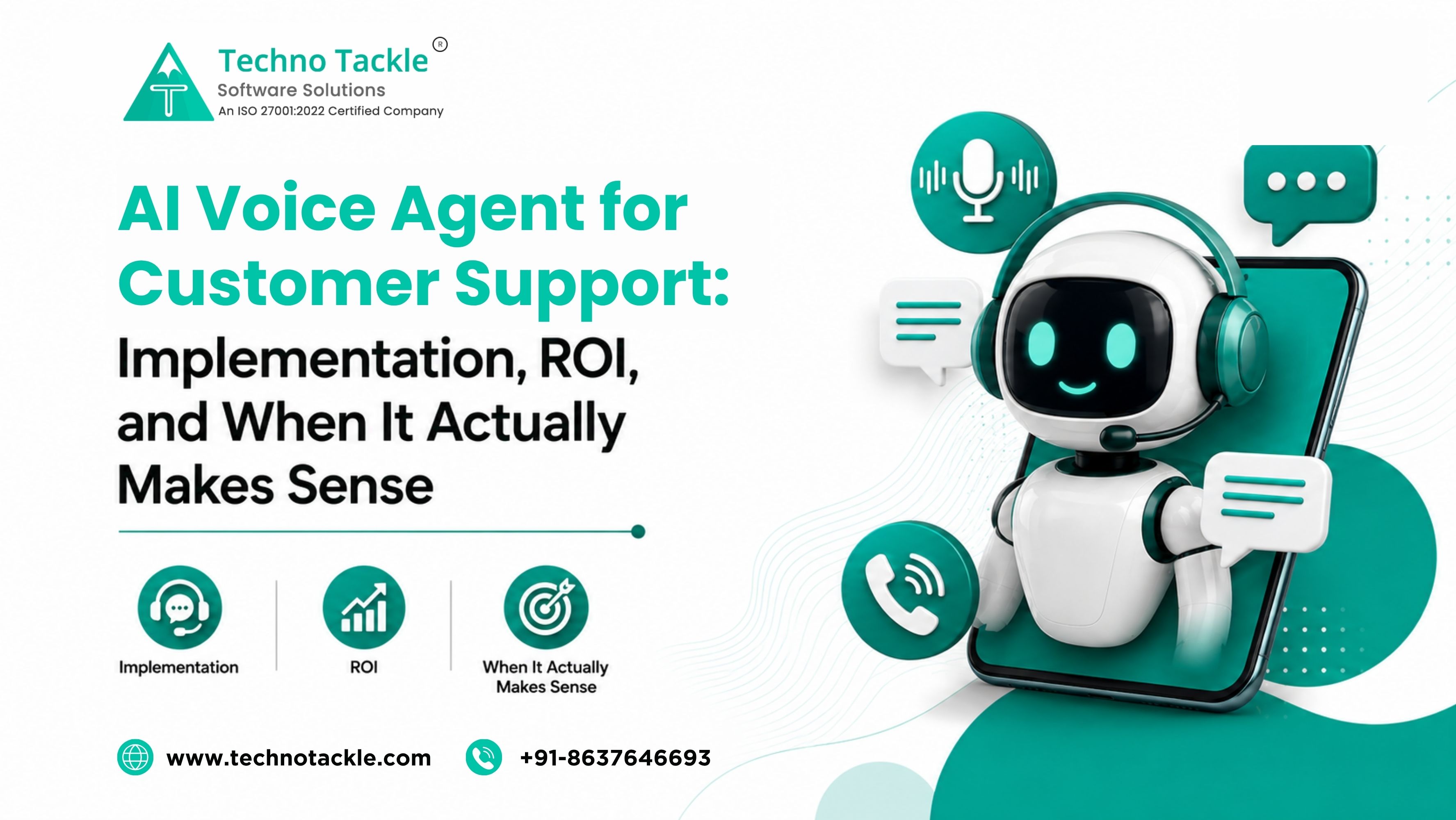 ROI breakdown and implementation timeline for AI voice agents in customer support