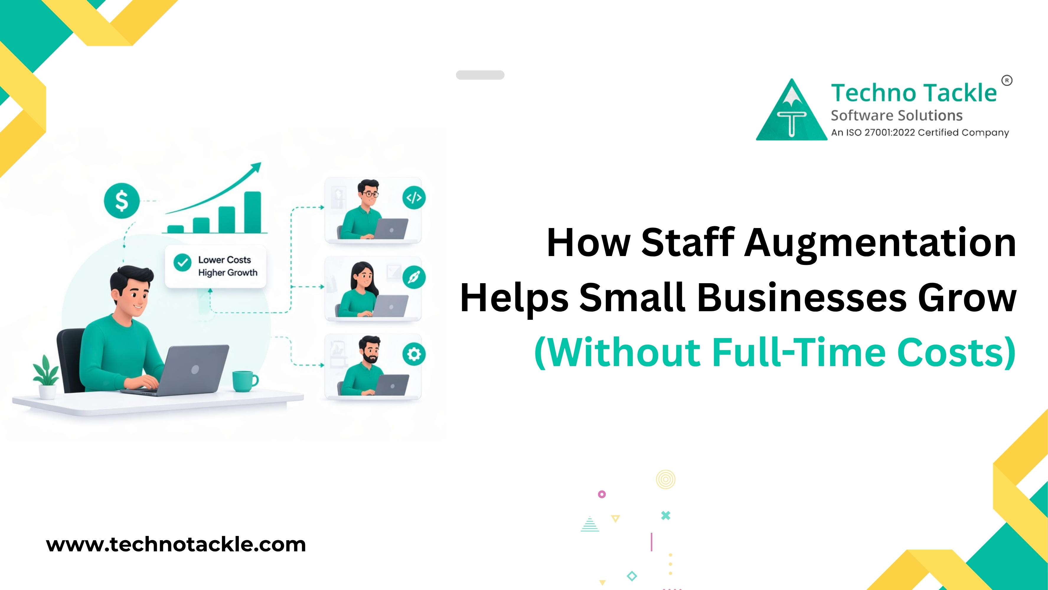Staff augmentation helping small businesses grow by reducing costs and scaling development teams without full-time hiring