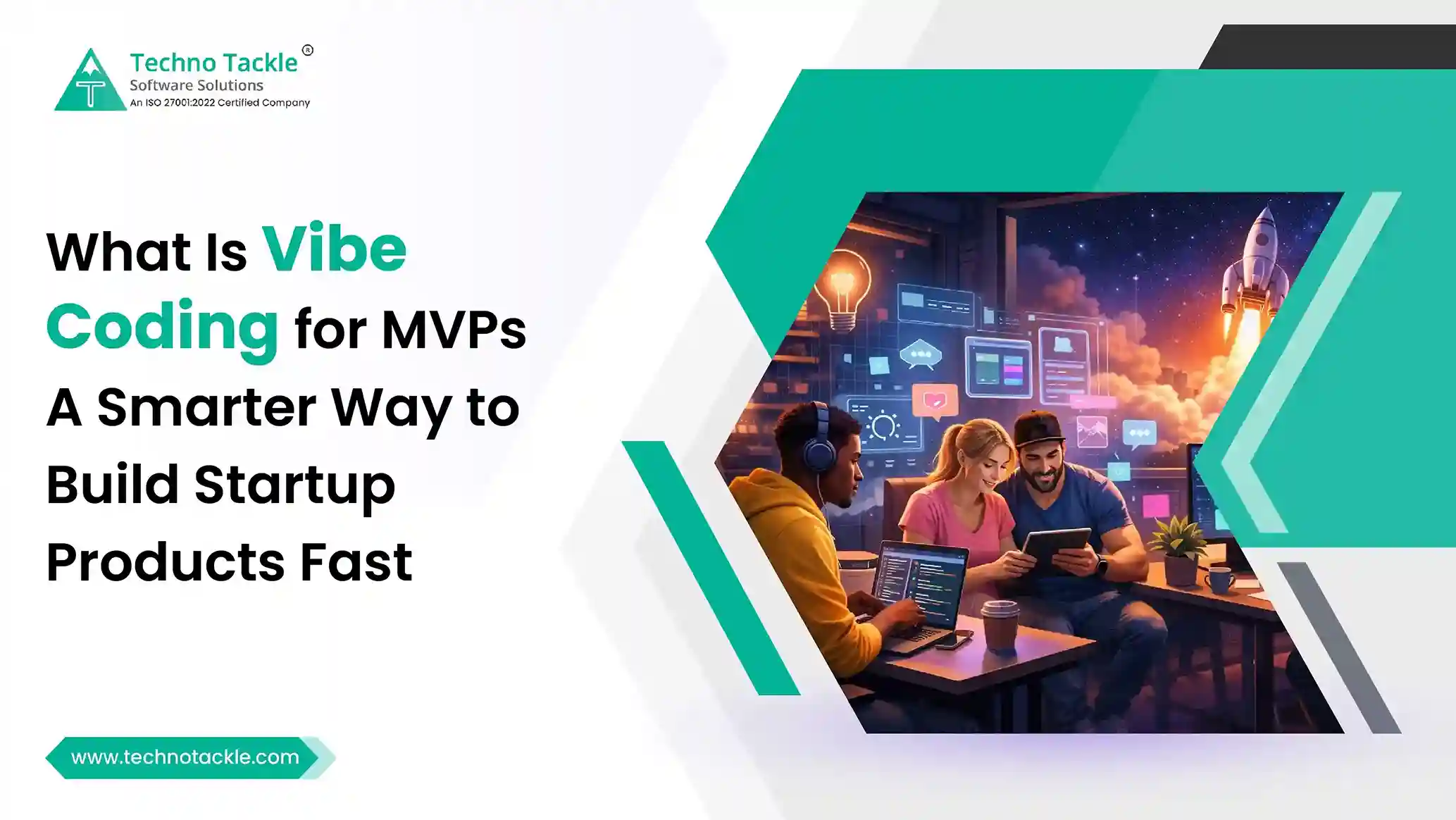 Founder using vibe coding tools to build an MVP faster without writing code